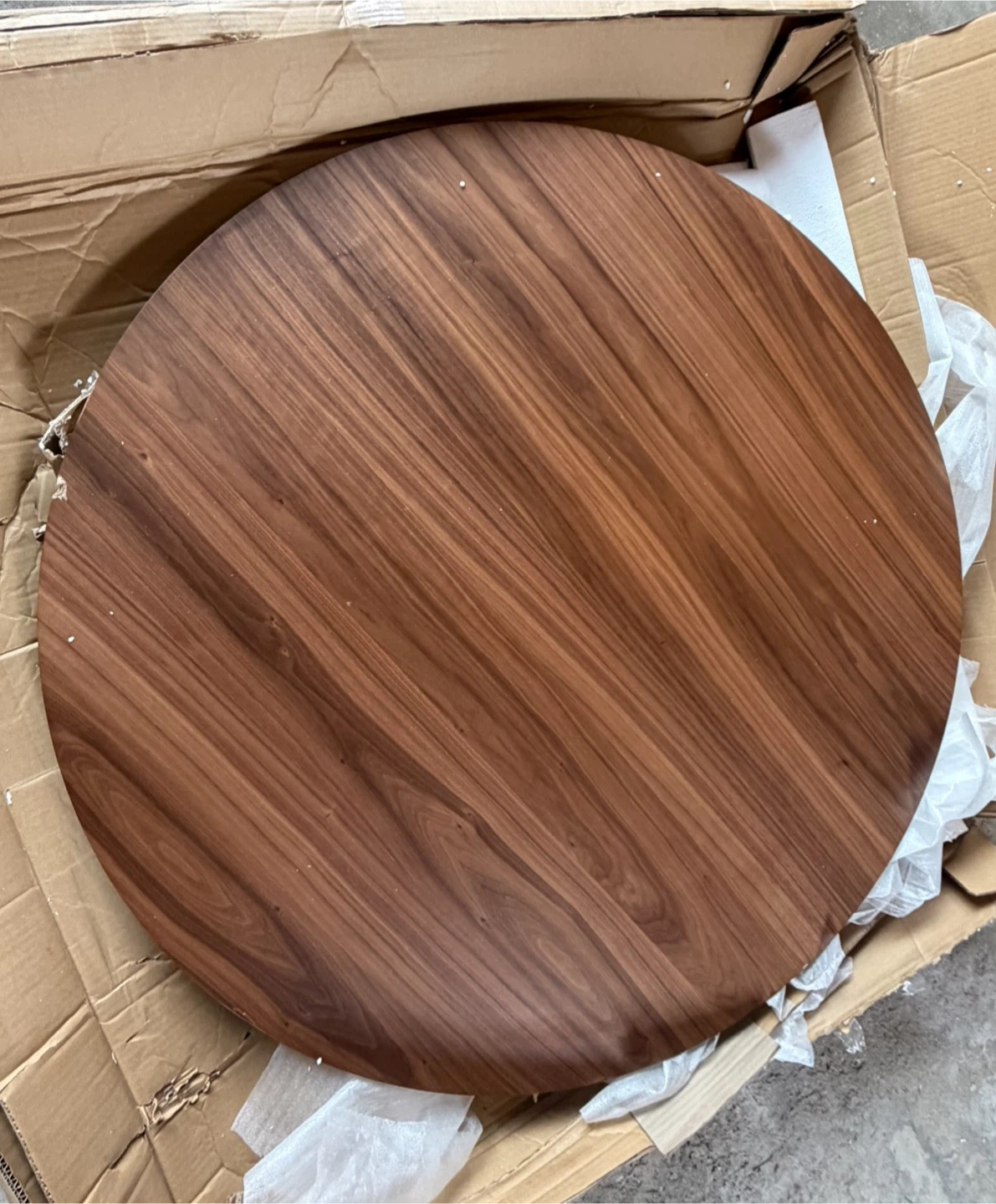 Baxton Studio Monte Walnut Round Dining Table - photo 5