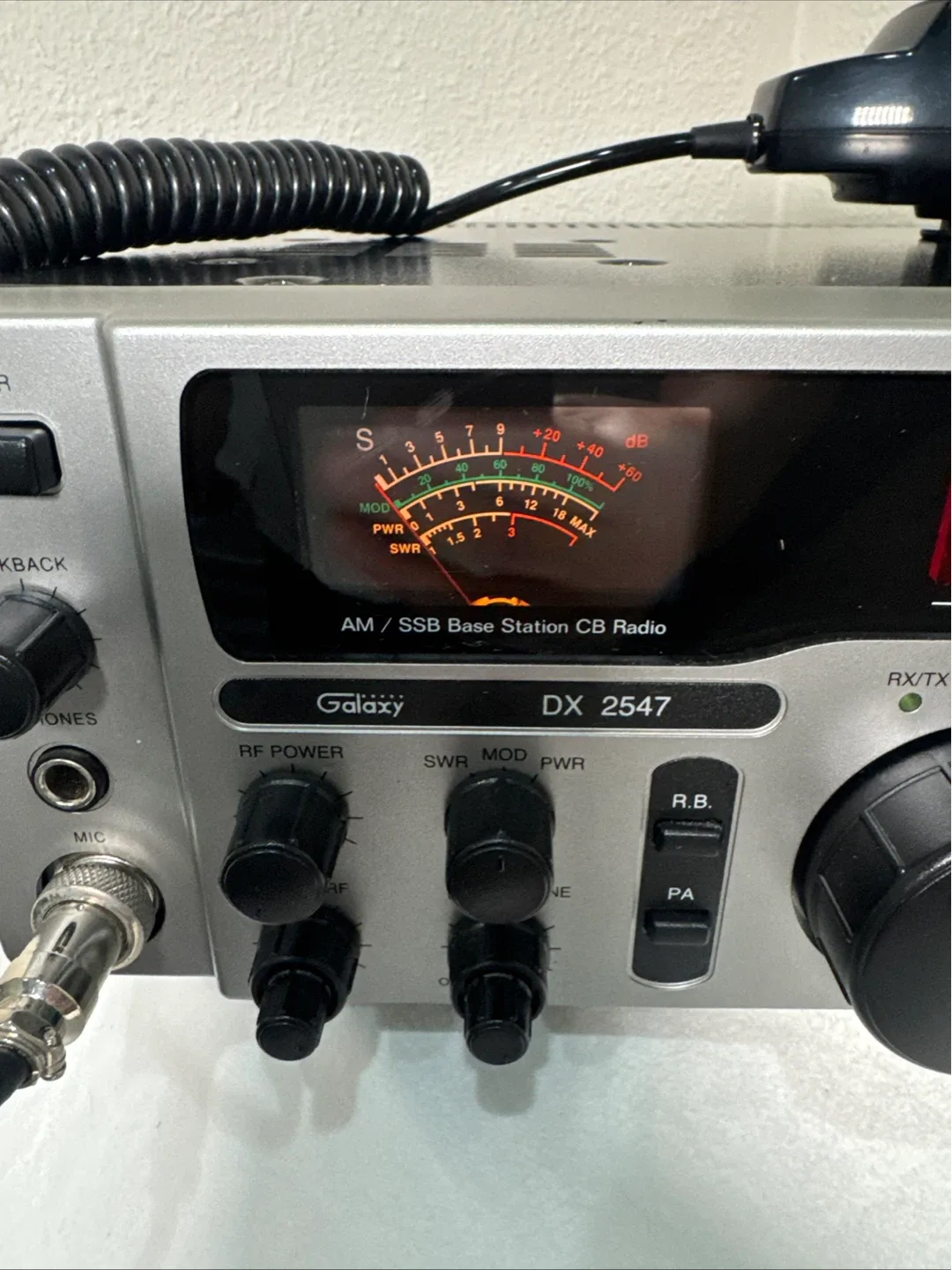 Galaxy DX 2547 AM/SSB Base Station CB Radio - photo 2