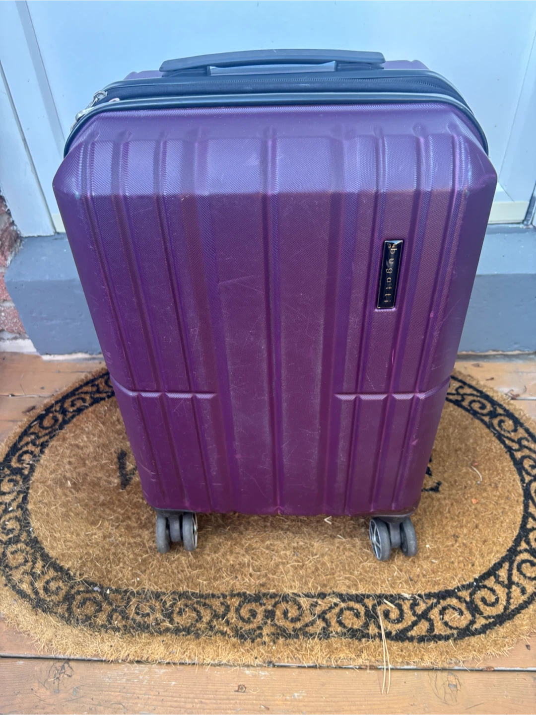 Bugatti Purple Hardside Spinner Luggage