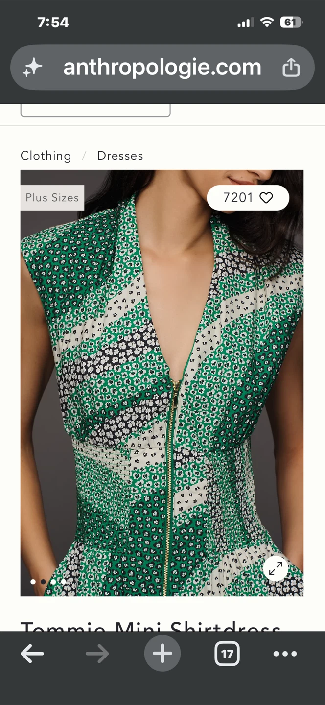 BNWT Anthropologie Tommie Mini Shirt Dress Size M - photo 2