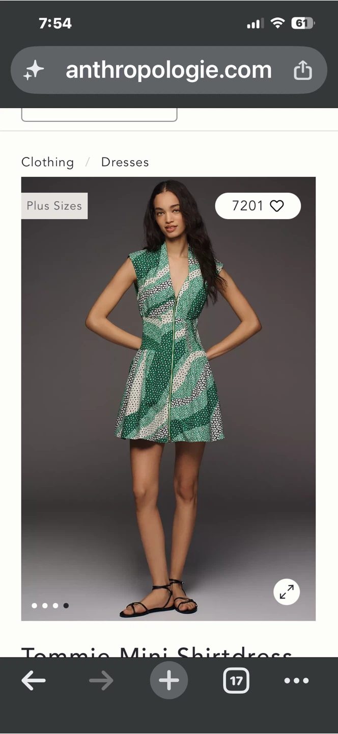 BNWT Anthropologie Tommie Mini Shirt Dress Size M - photo 4