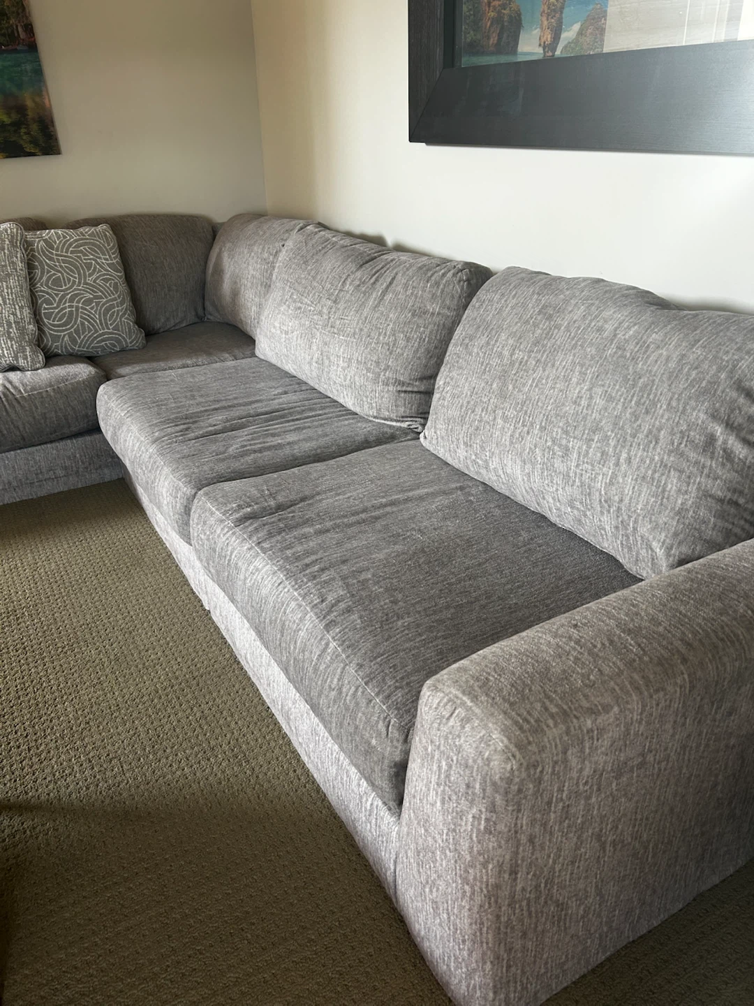 Grey Sectional Sofa - photo 2