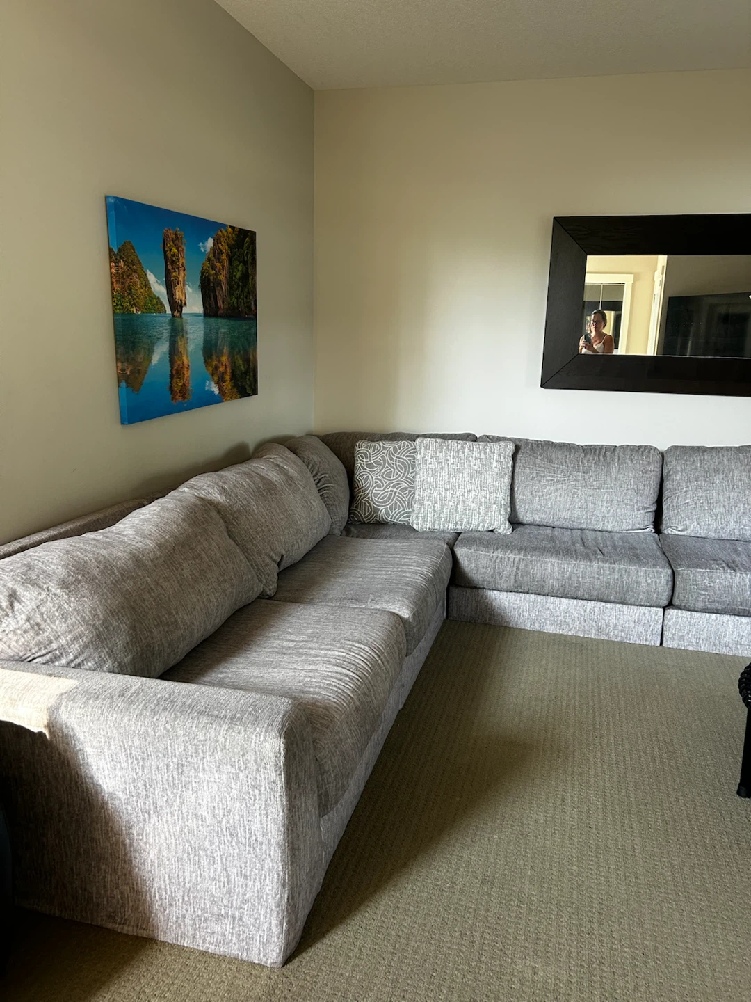Grey Sectional Sofa - photo 3