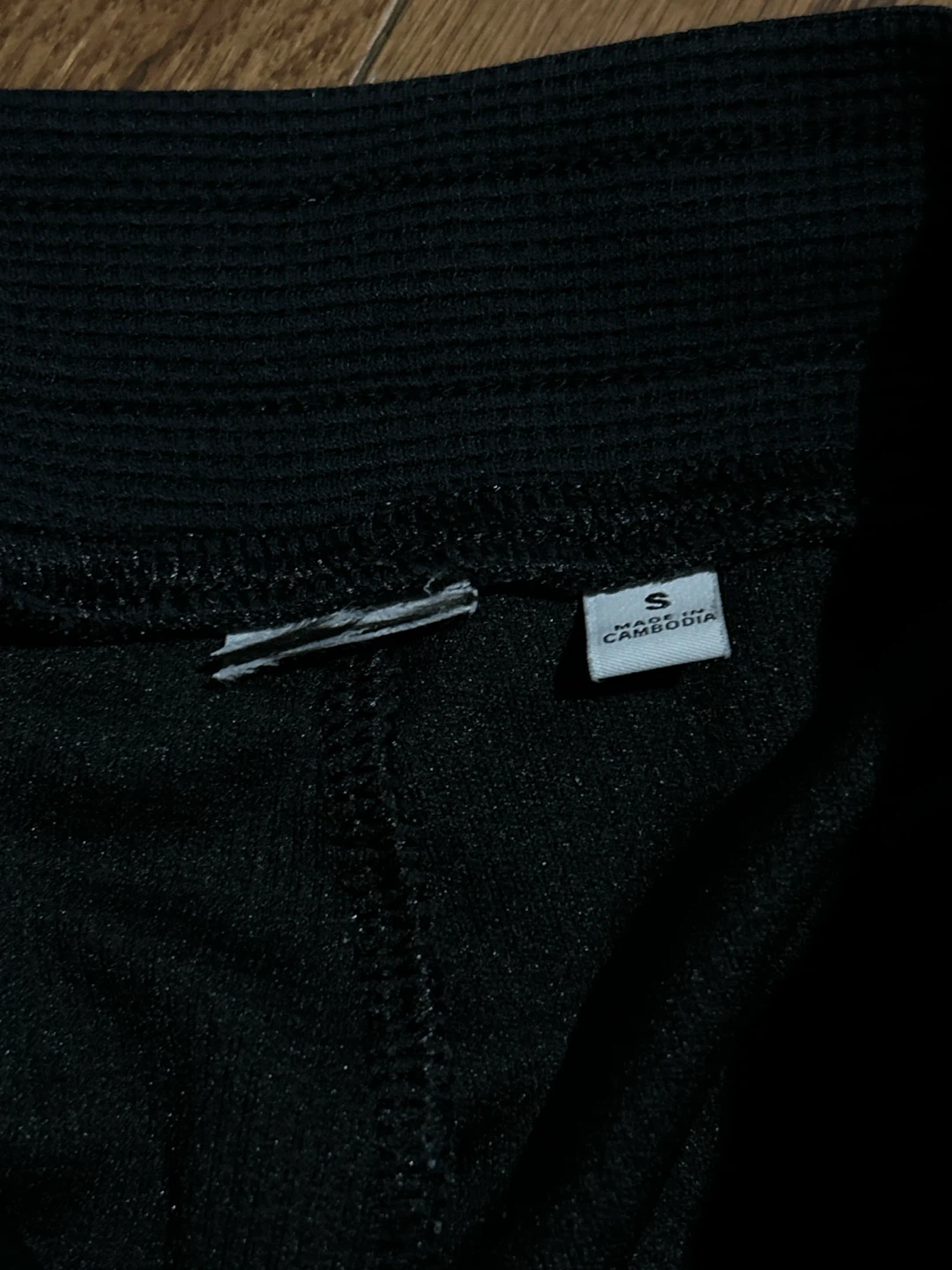 TNA Black Waffle Knit Joggers Size S - photo 4