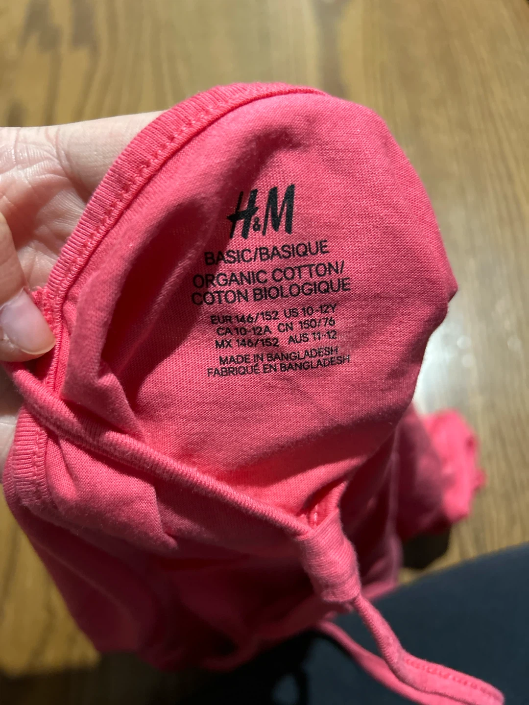 H&M Organic Cotton Tank Top - Pink - Size 146/152 - photo 3