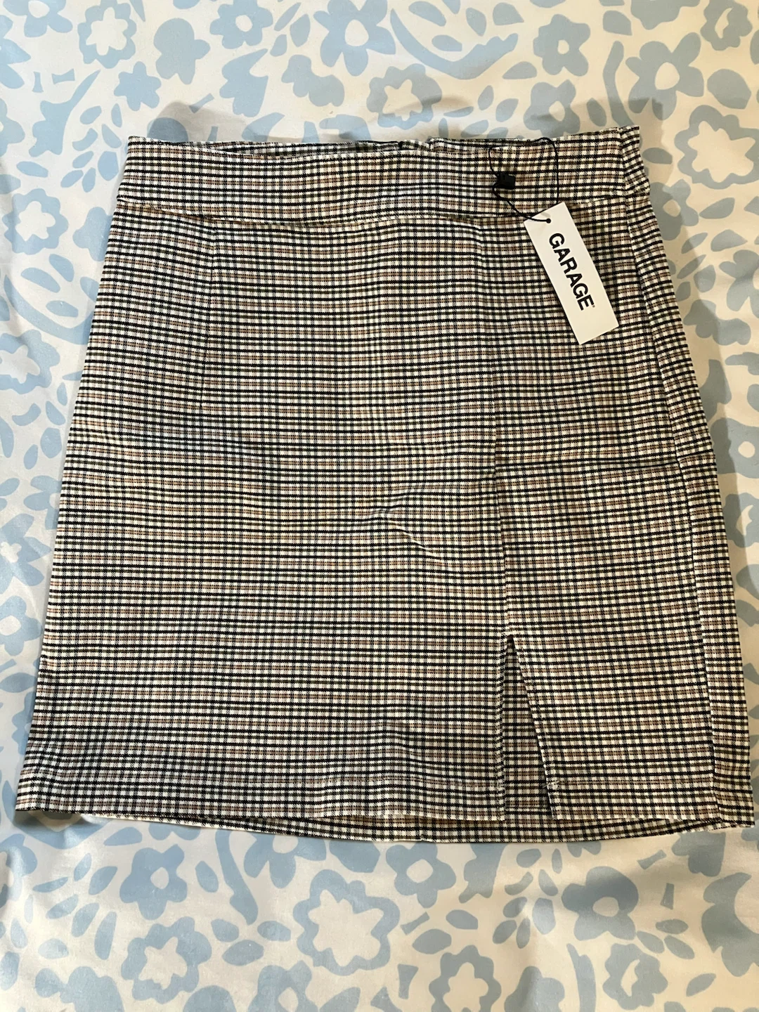 Garage Plaid Mini Skirt