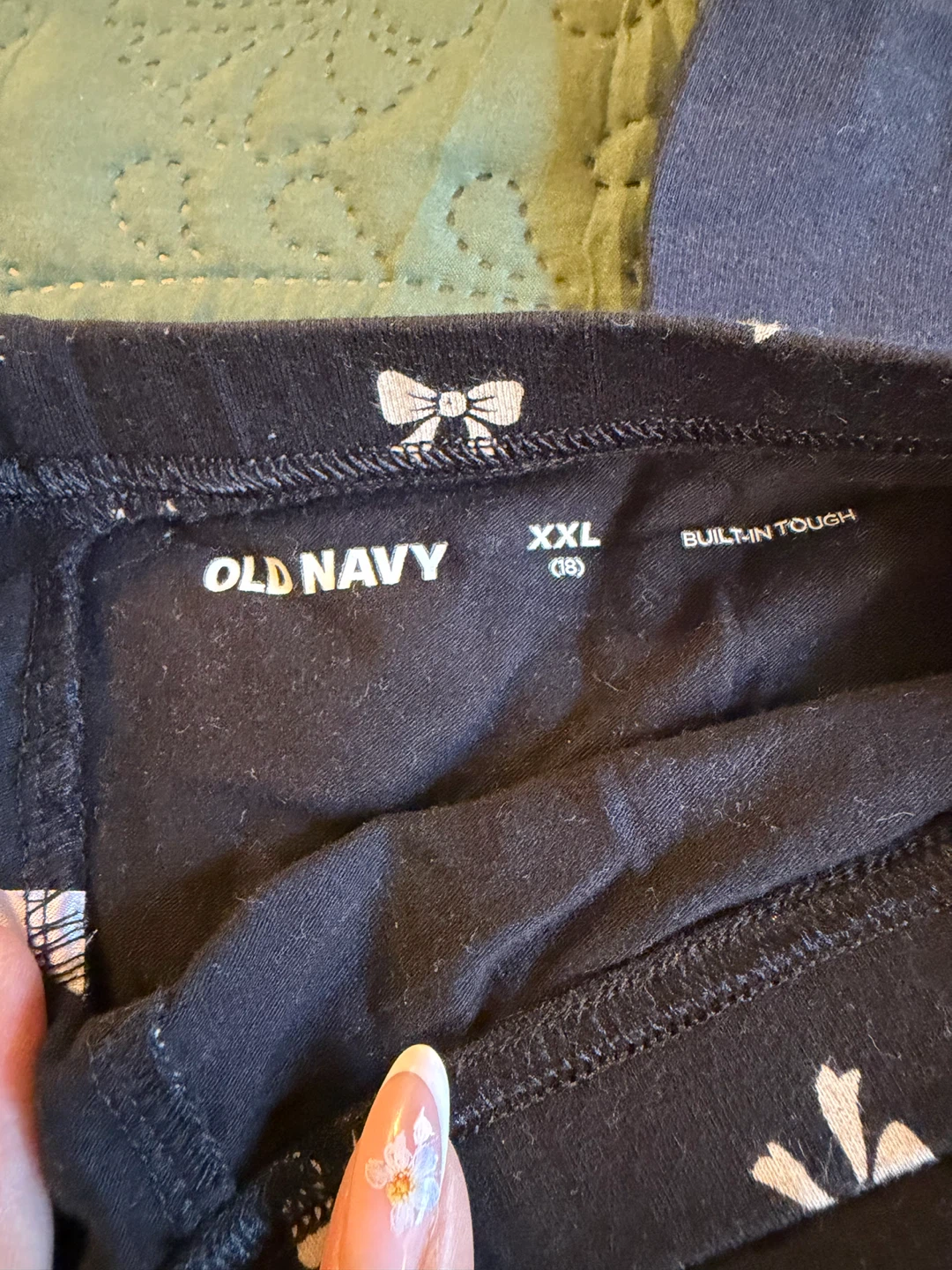 Old Navy Girls Leggings XXL Set of 3 Hearts & Bows - photo 3