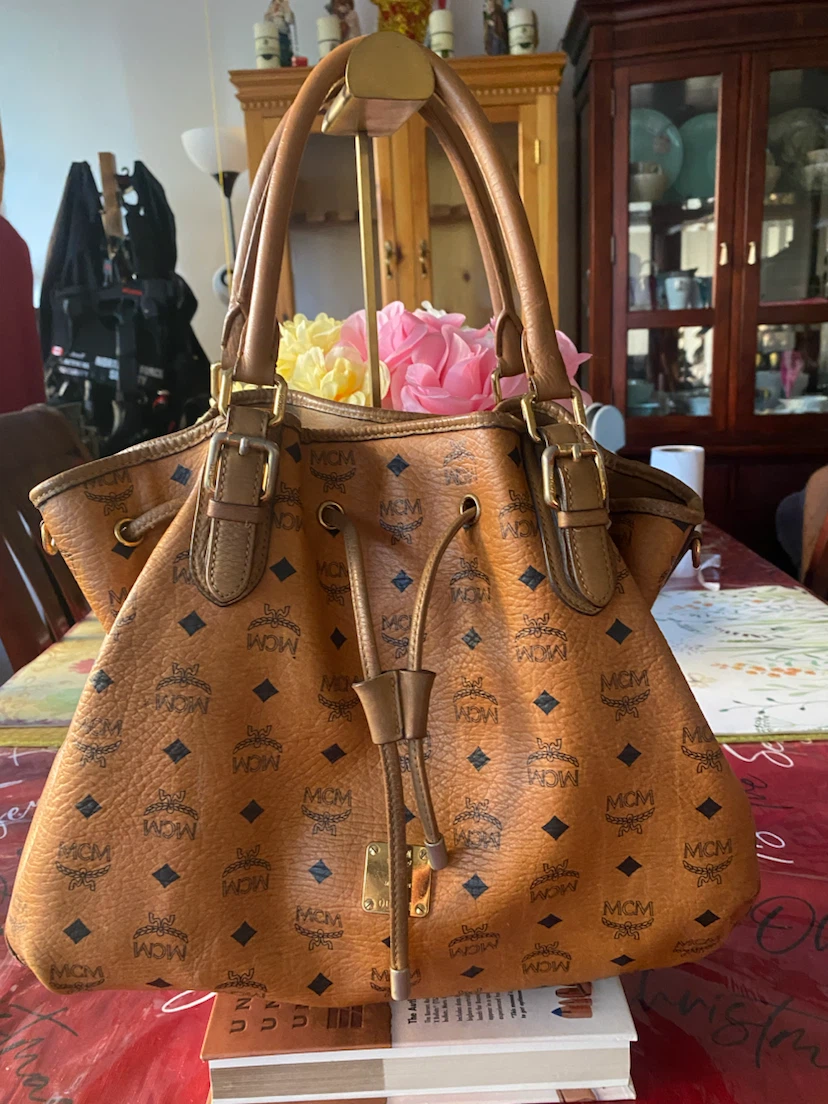 MCM Visetos Bucket Bag