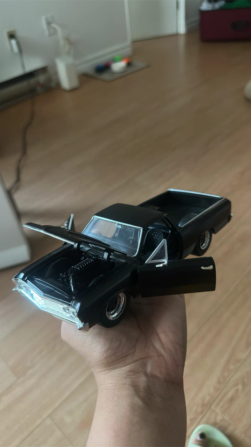 Black Diecast Model Car