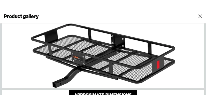 Basket Trailer Hitch Cargo Carrier