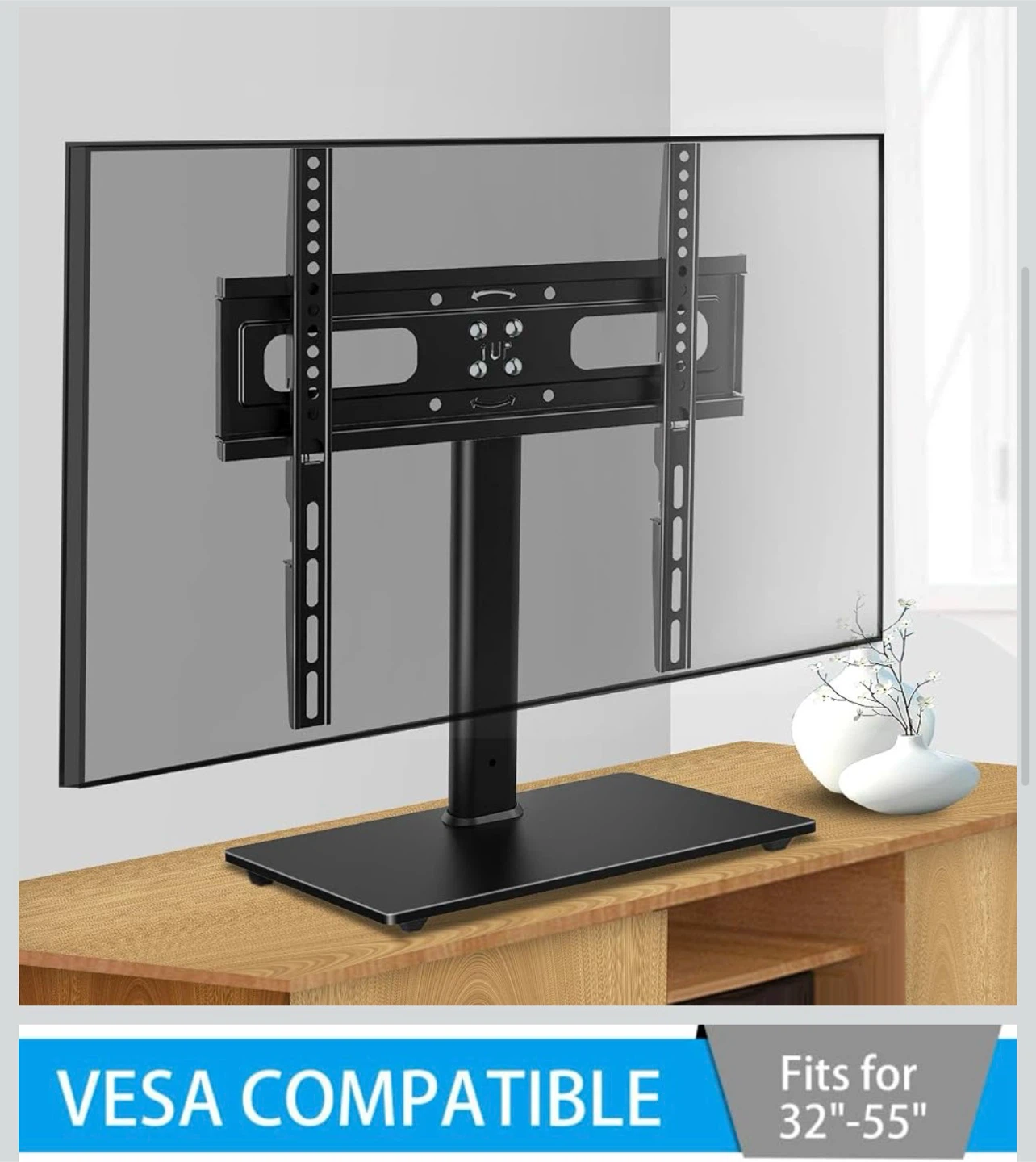 Universal TV Stand - JUSTSTONE Table Top TV Stand for 32-55 - photo 2