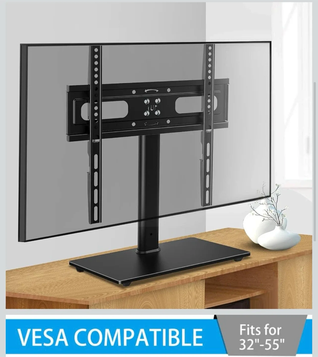 Universal TV Stand - JUSTSTONE Table Top TV Stand for 32-55 - photo 2