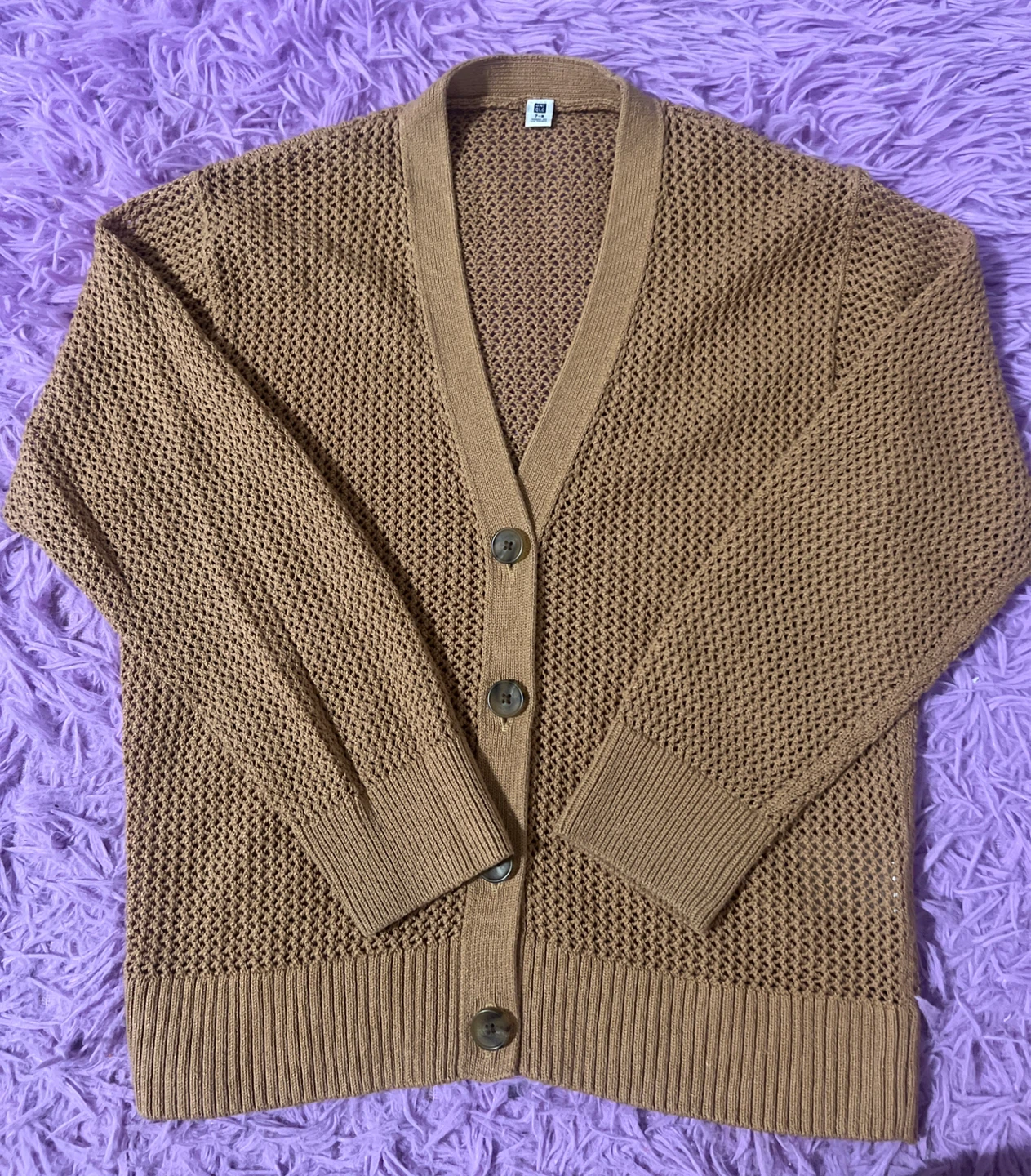 UNIQLO Brown Knit Cardigan - photo 2
