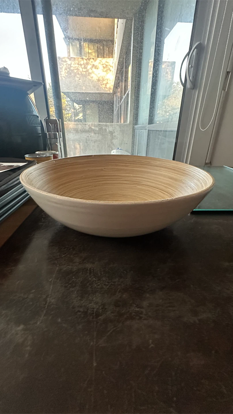 IKEA Bamboo Serving Bowl