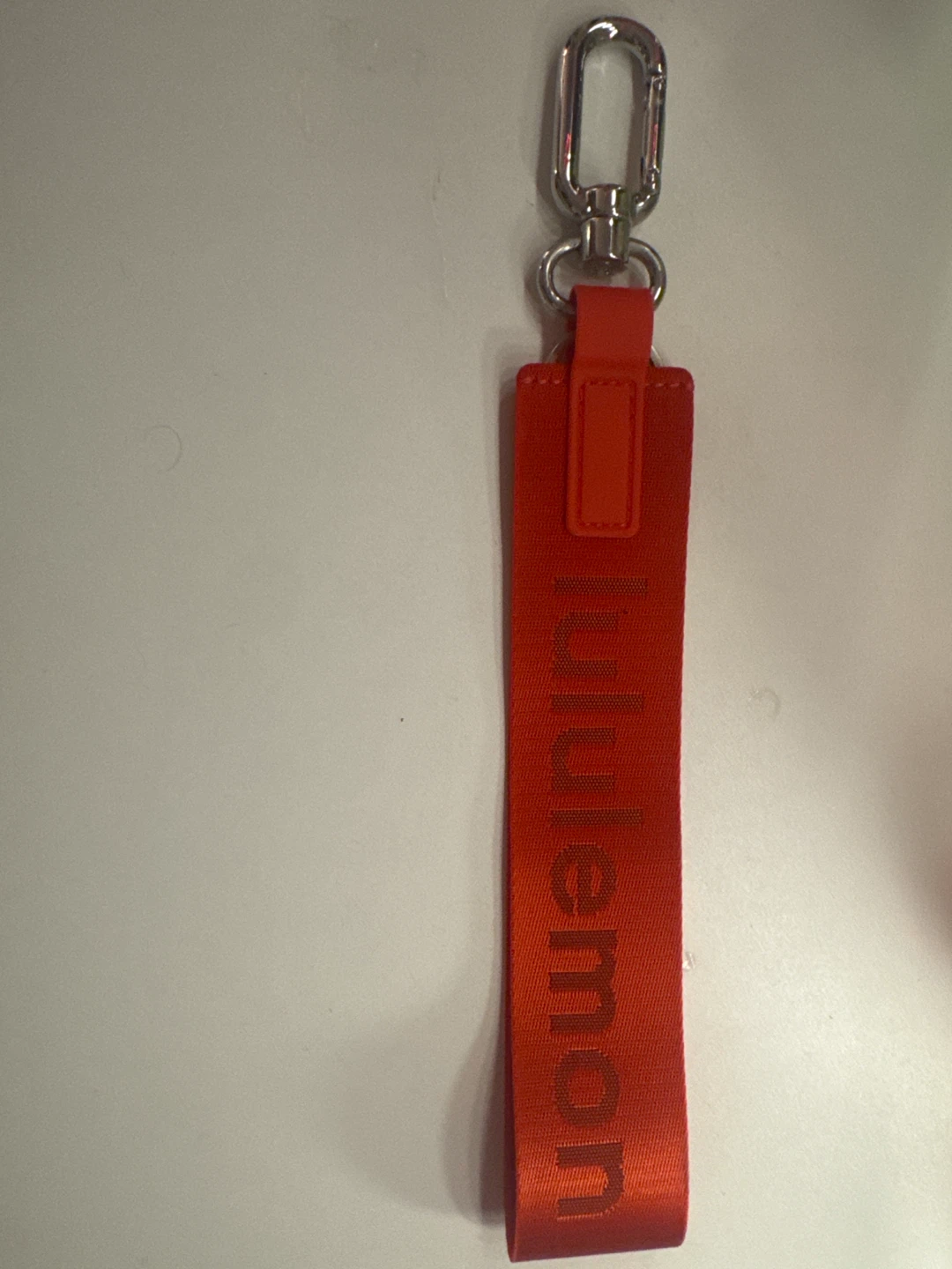 Lululemon Orange Keychain Strap