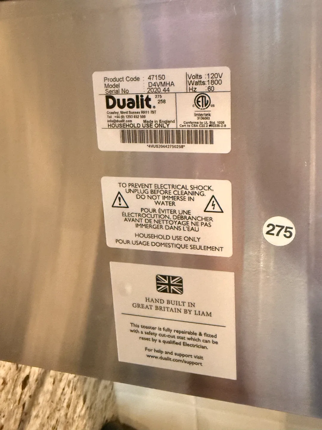 Dualit Stainless Steel 4-Slice Toaster - photo 2