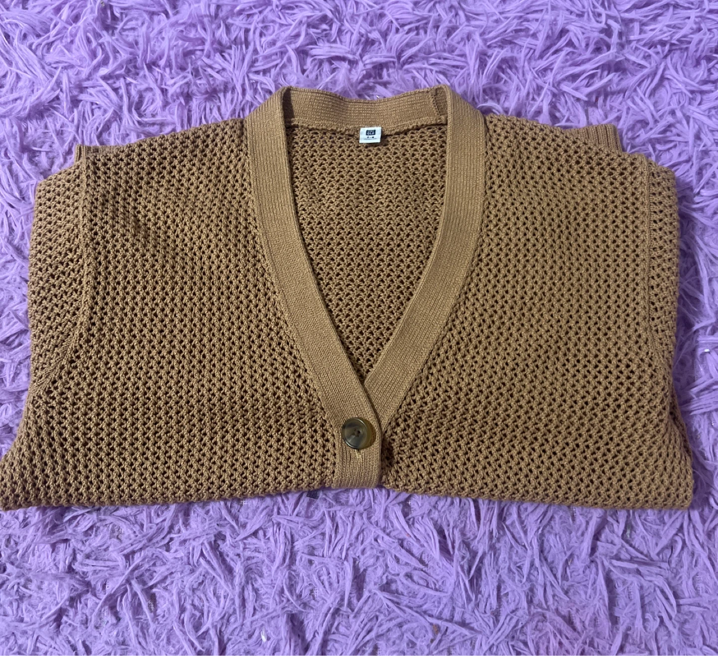 UNIQLO Brown Knit Cardigan - photo 3