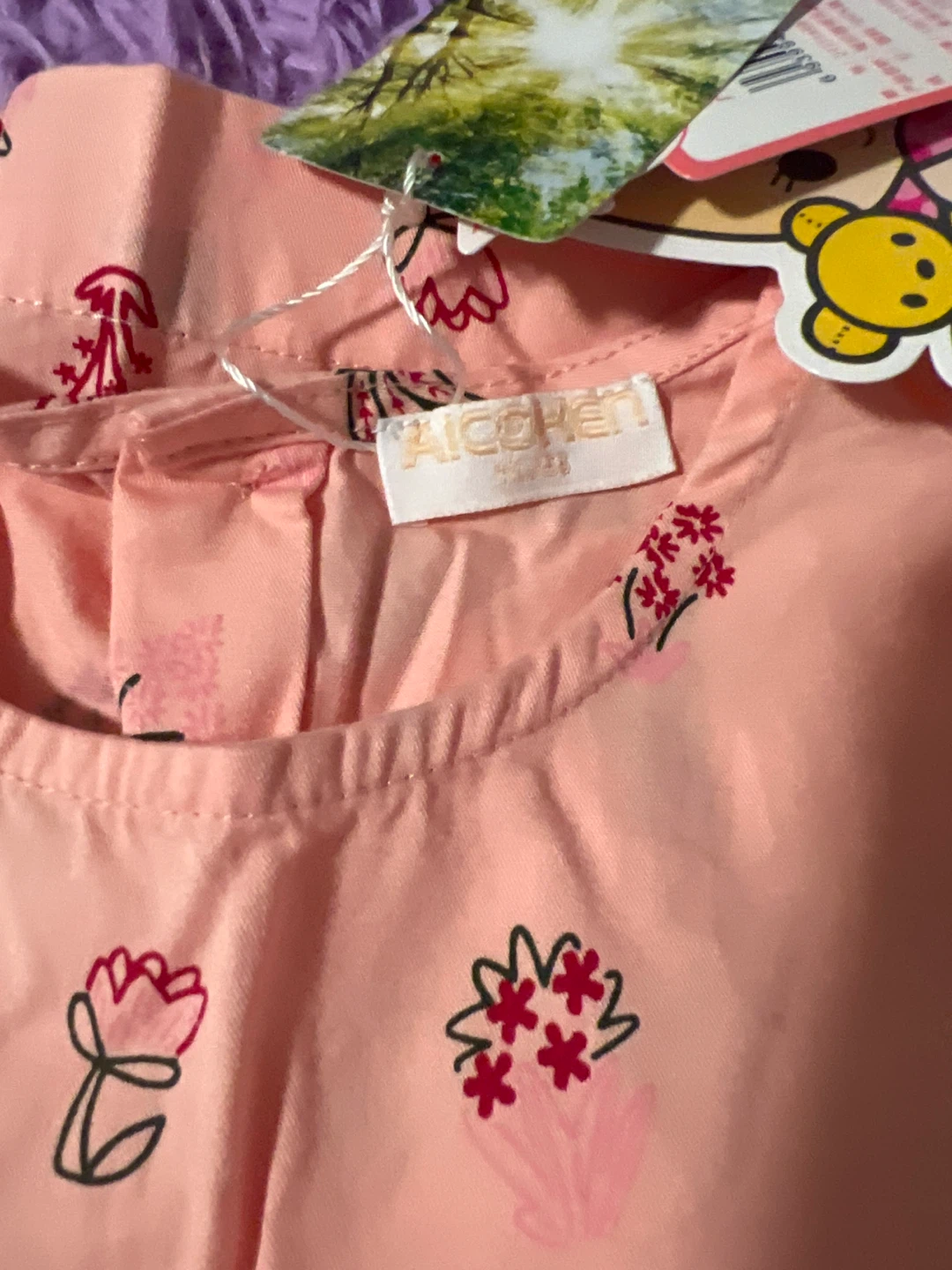 AI COHEN Pink Floral Dress - Size 6 - photo 4