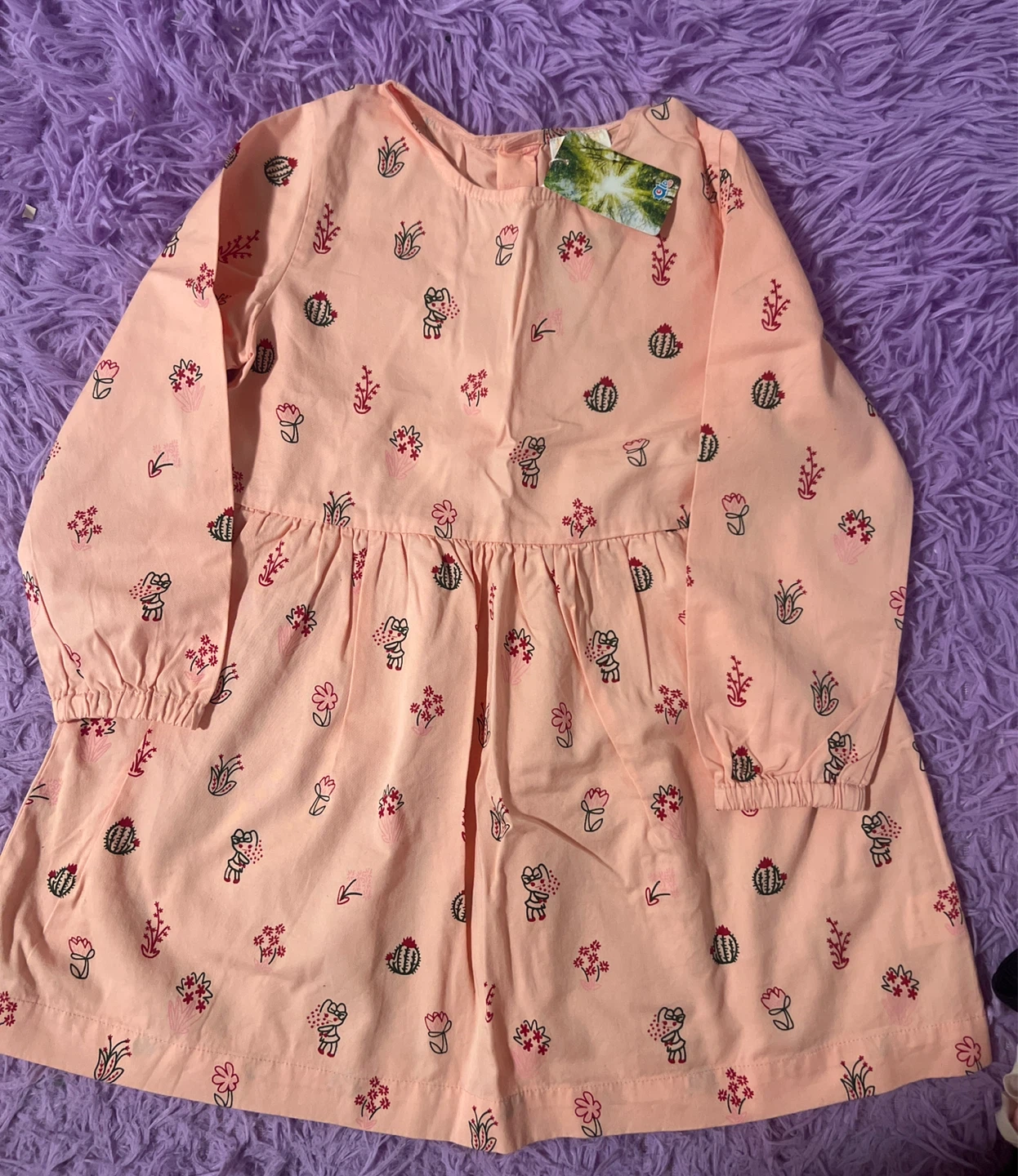 AI COHEN Pink Floral Dress - Size 6