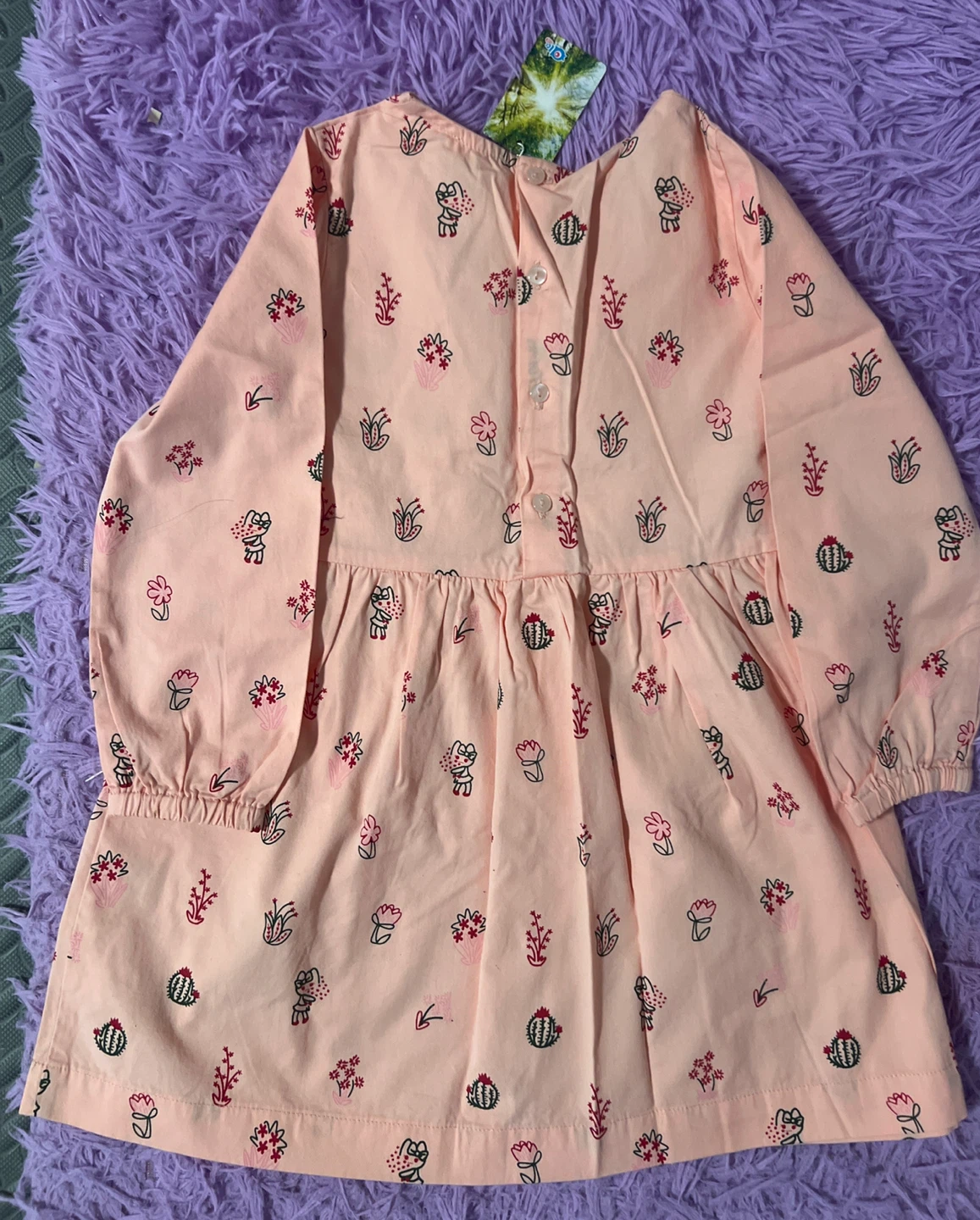 AI COHEN Pink Floral Dress - Size 6 - photo 3