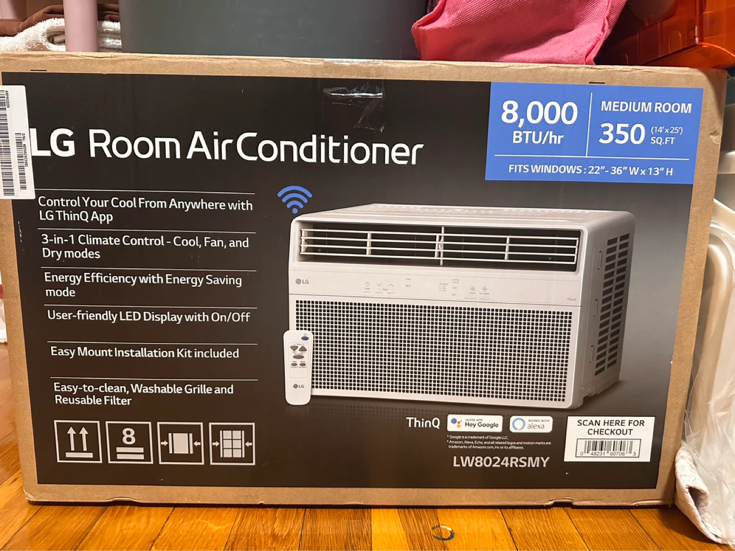 LG Room Air Conditioner LW8024RSMY