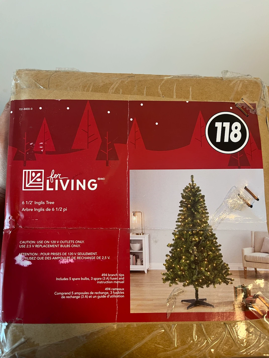 Pre lit christmas tree with ornaments - photo 2