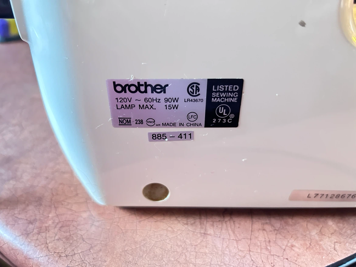 Brother VX-1140 Sewing Machine - photo 2