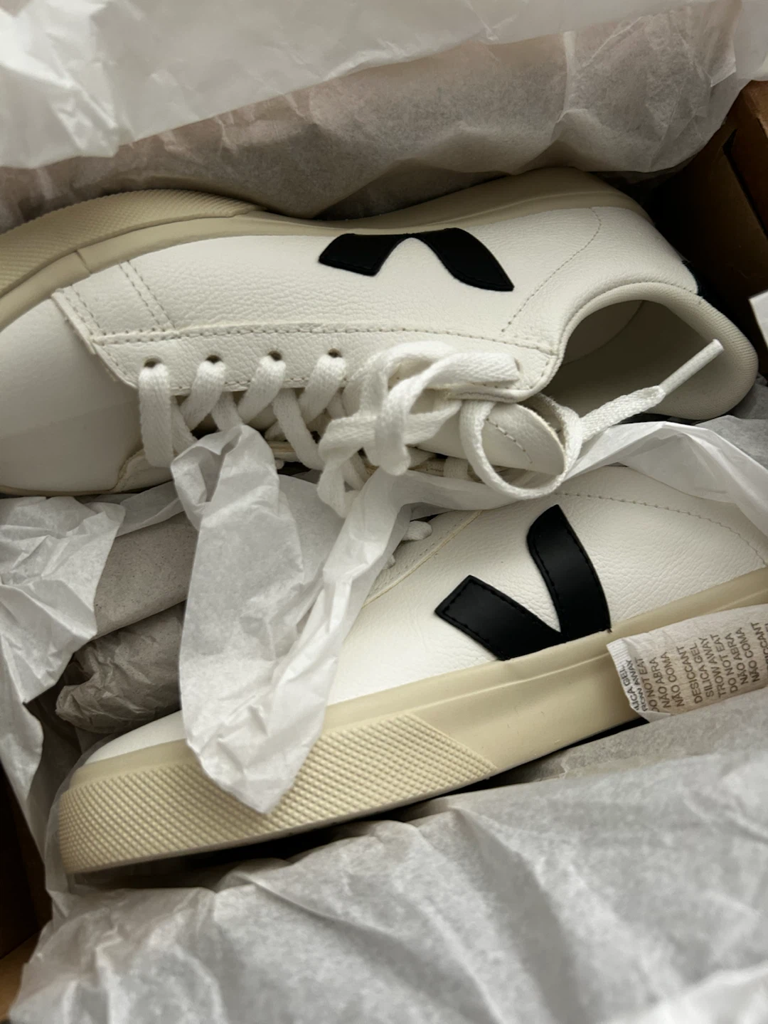 Veja Sneakers White with Black Logo