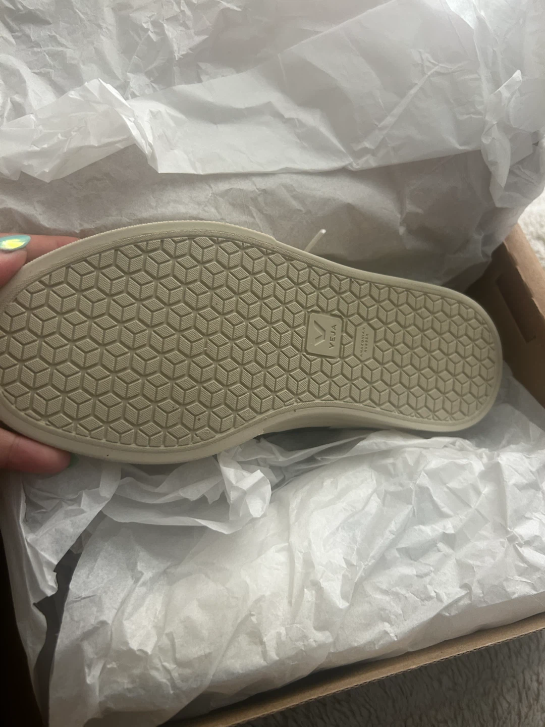 Veja Sneakers White with Black Logo - photo 3