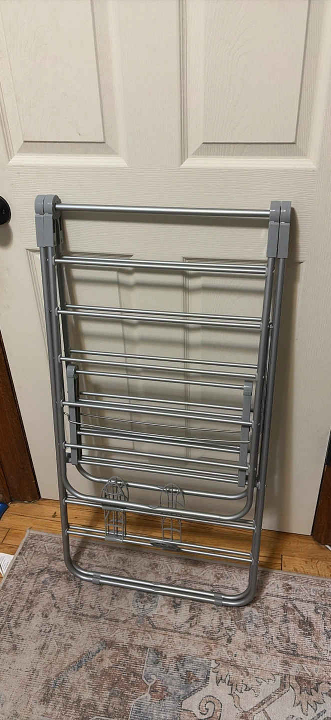 Grey Folding Drying Rack
