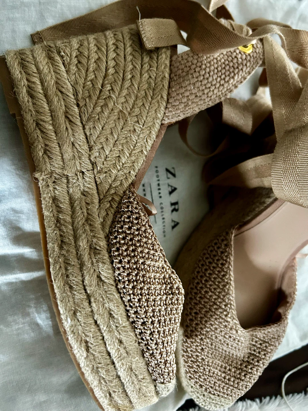ZARA Espadrille Wedge Sandals - photo 2