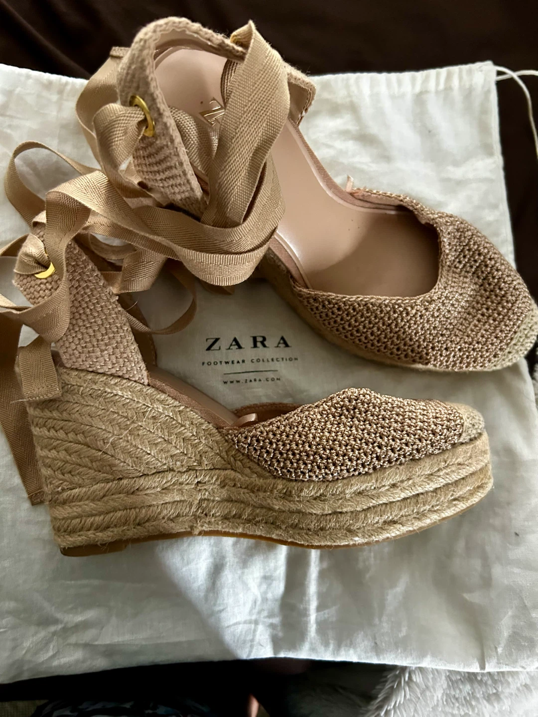 ZARA Espadrille Wedge Sandals - photo 3