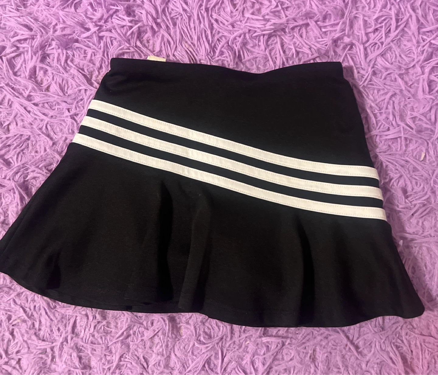 Adidas Black Skirt with Built-in Shorts Size 4 - photo 2