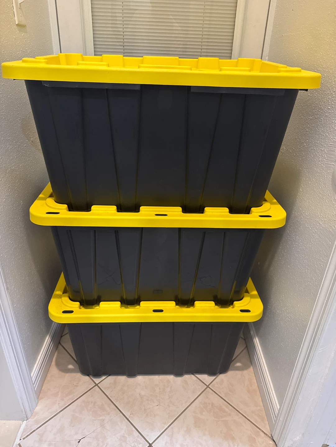 Berkley Jensen 27 Gallon Strong Box Storage Totes (Set of 3)