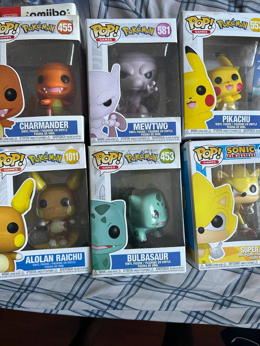 Funko Pop! Pokémon & Sonic Figures