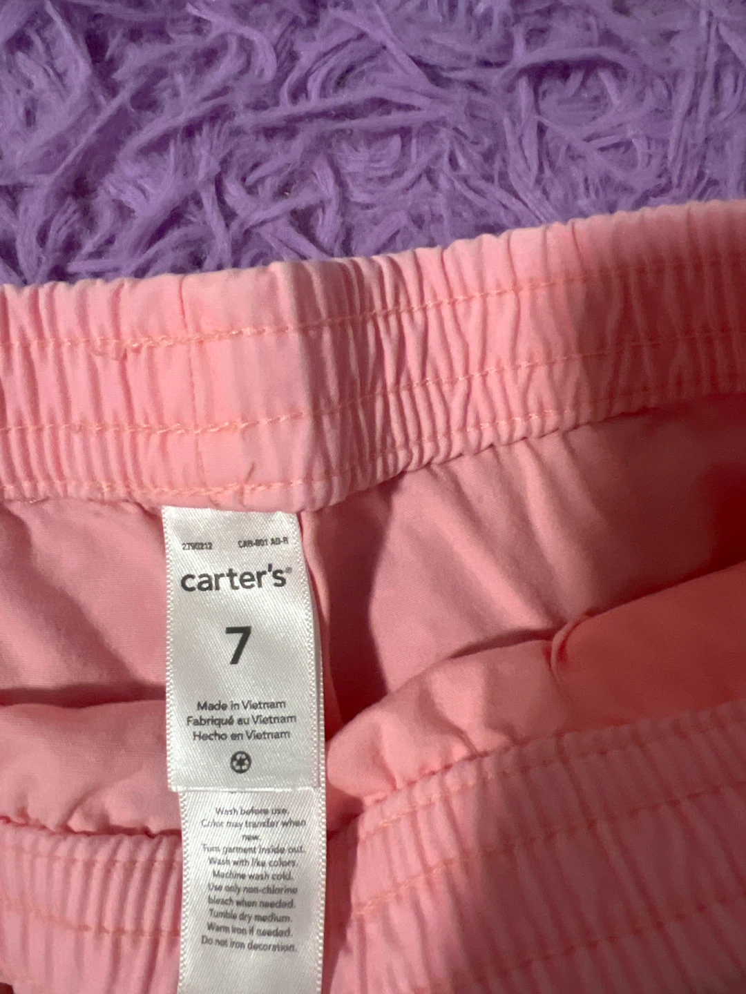 Carter's Pink Shorts Size 7 - photo 3