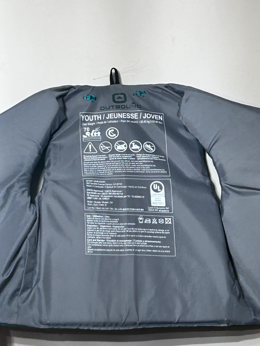 Outbound Youth Life Vest - Teal