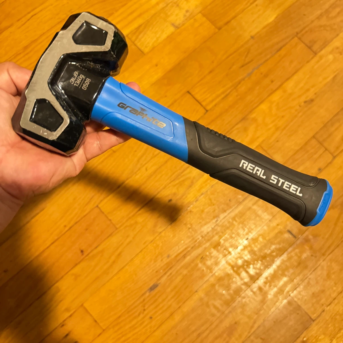 Graphite-Tip Sledge Hammer