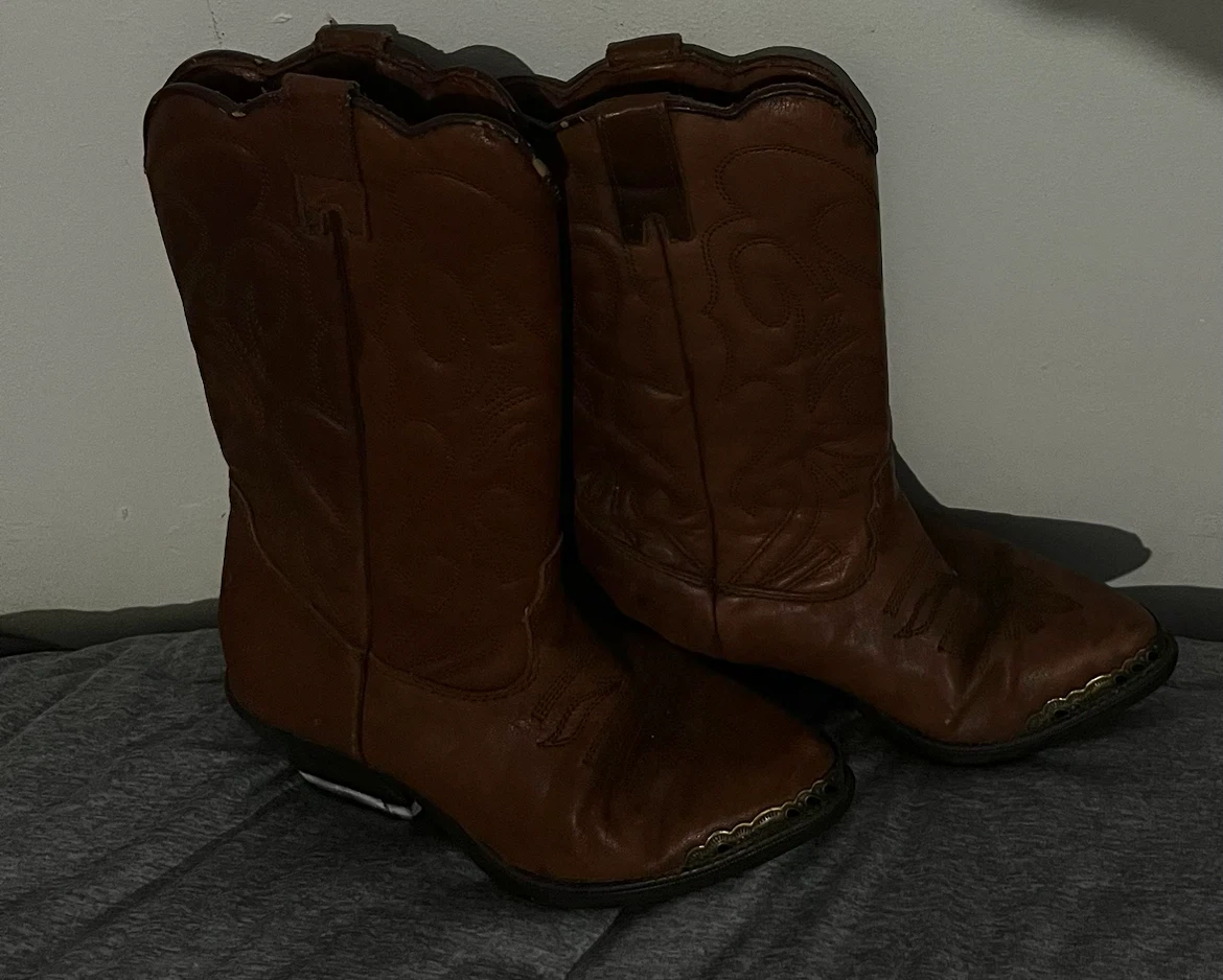 Brown Upper Leather Cowboy Boots - photo 2