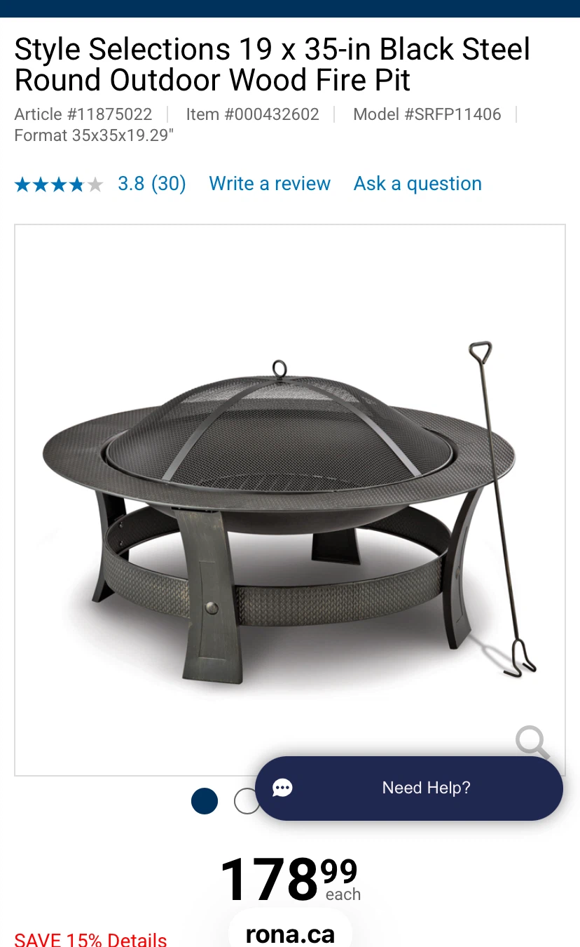 Wood Fire Pit