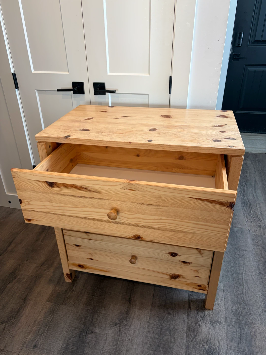 IKEA Wooden dresser with 3 drawers - photo 2