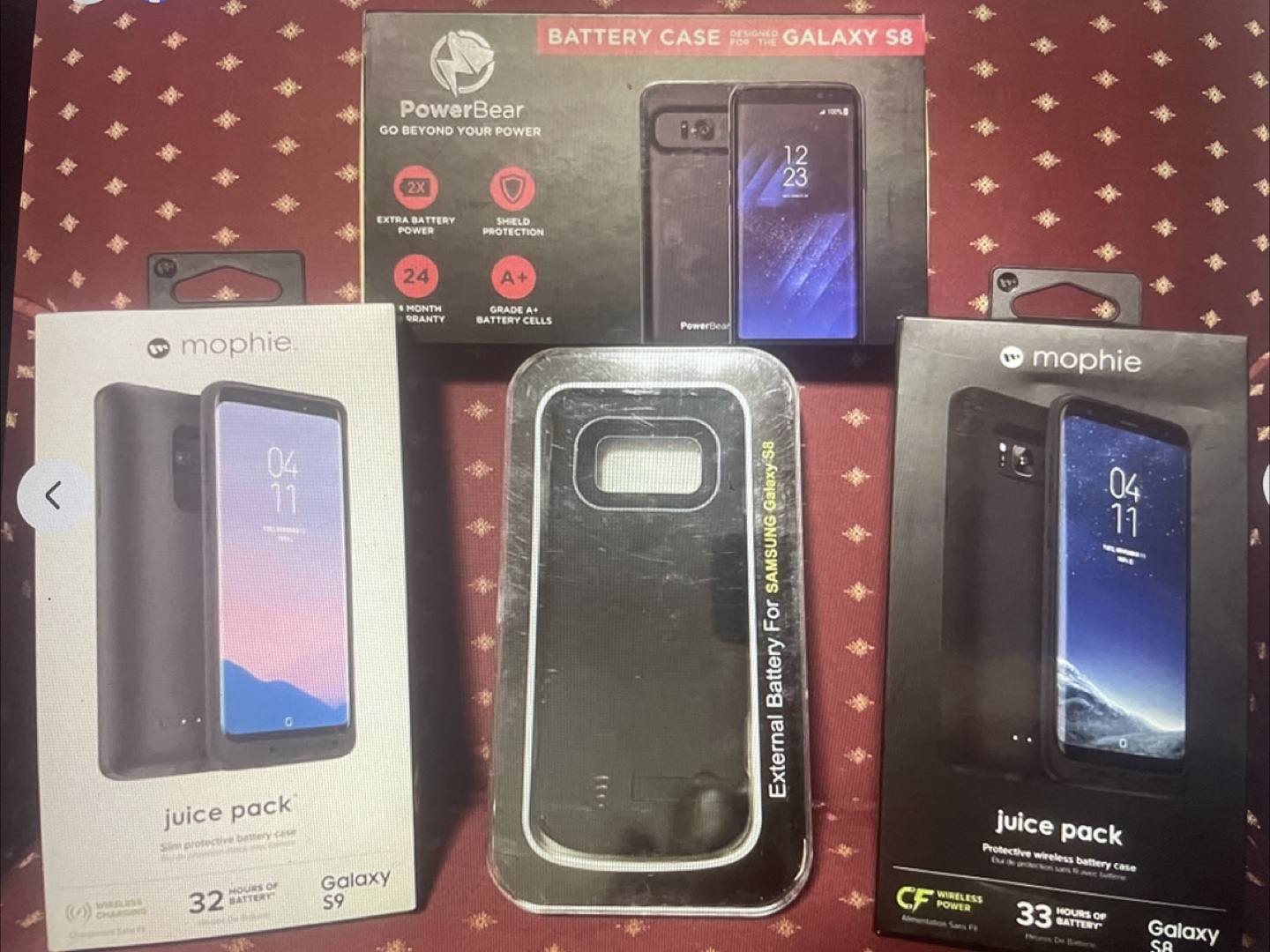 Protective Battery Cases for Samsung Galaxy S9 & S8