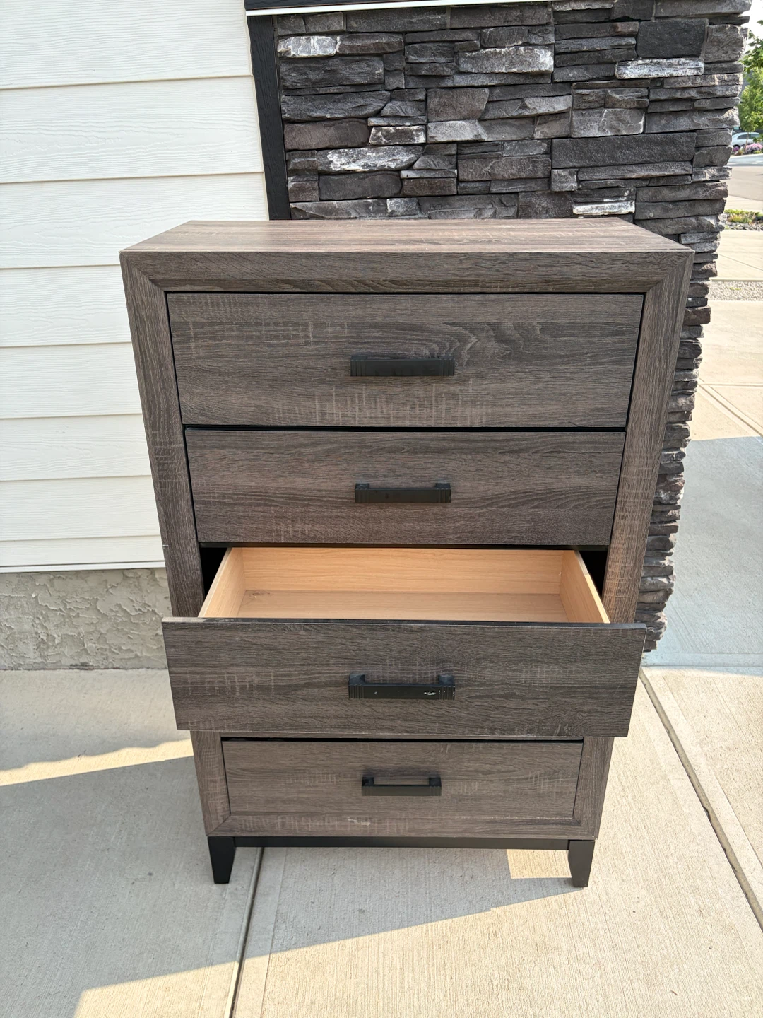 The BRICK dresser with  five drawers - photo 4