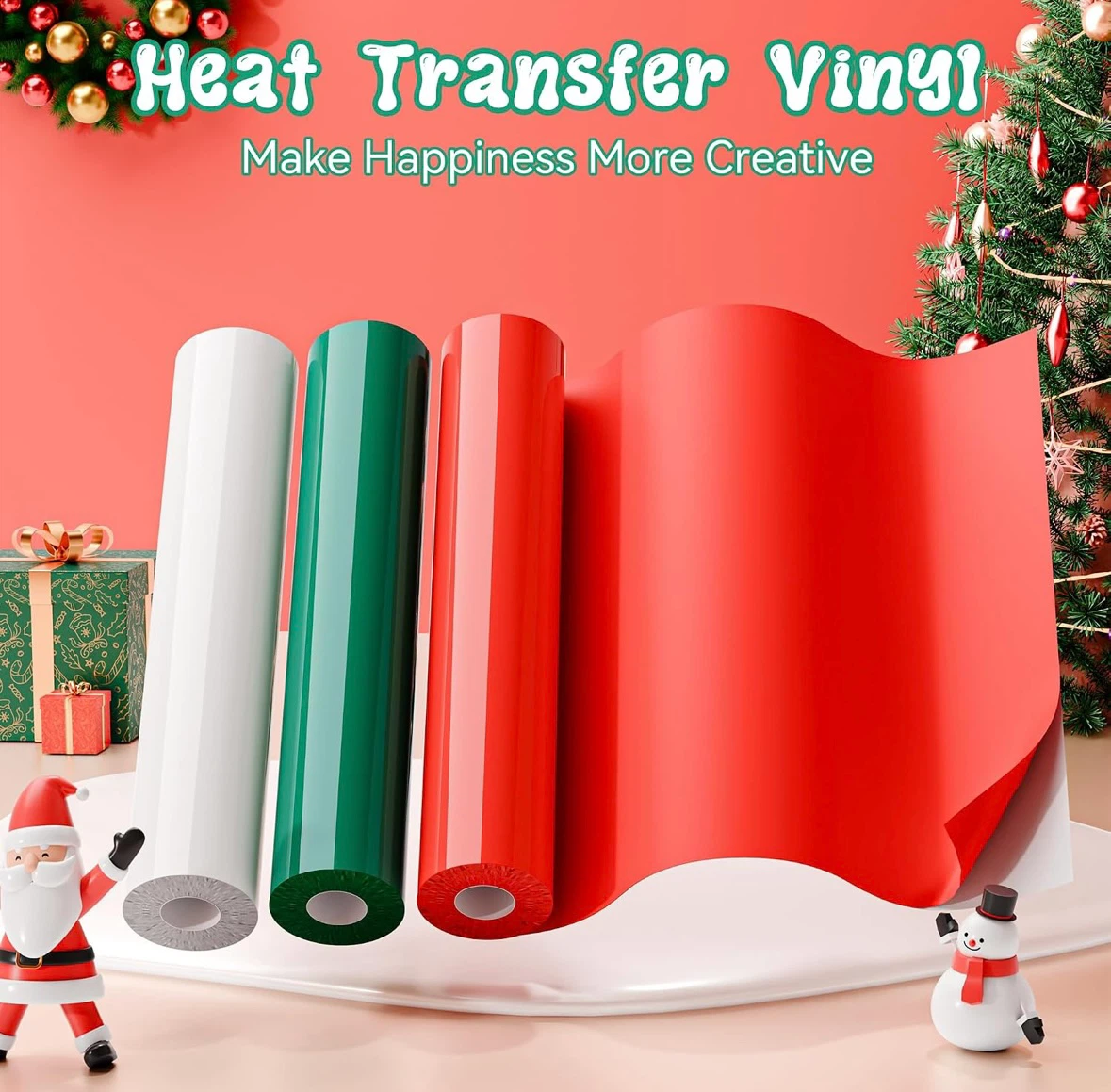 3 Rolls 12"x20ft Heat Transfer Vinyl Rolls - photo 4