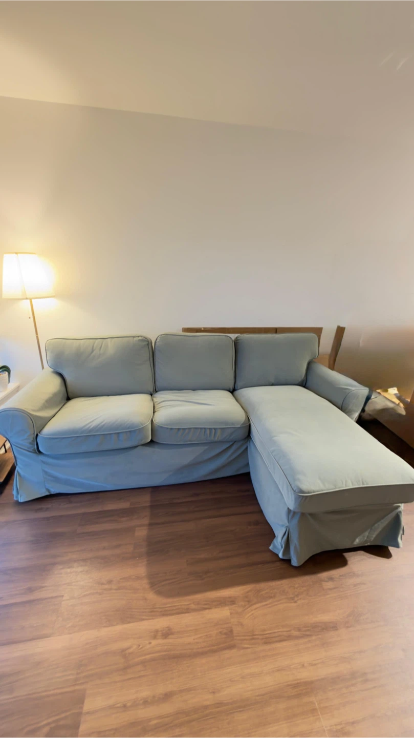 IKEA Sectional Sofa with Chaise (Cover only)
