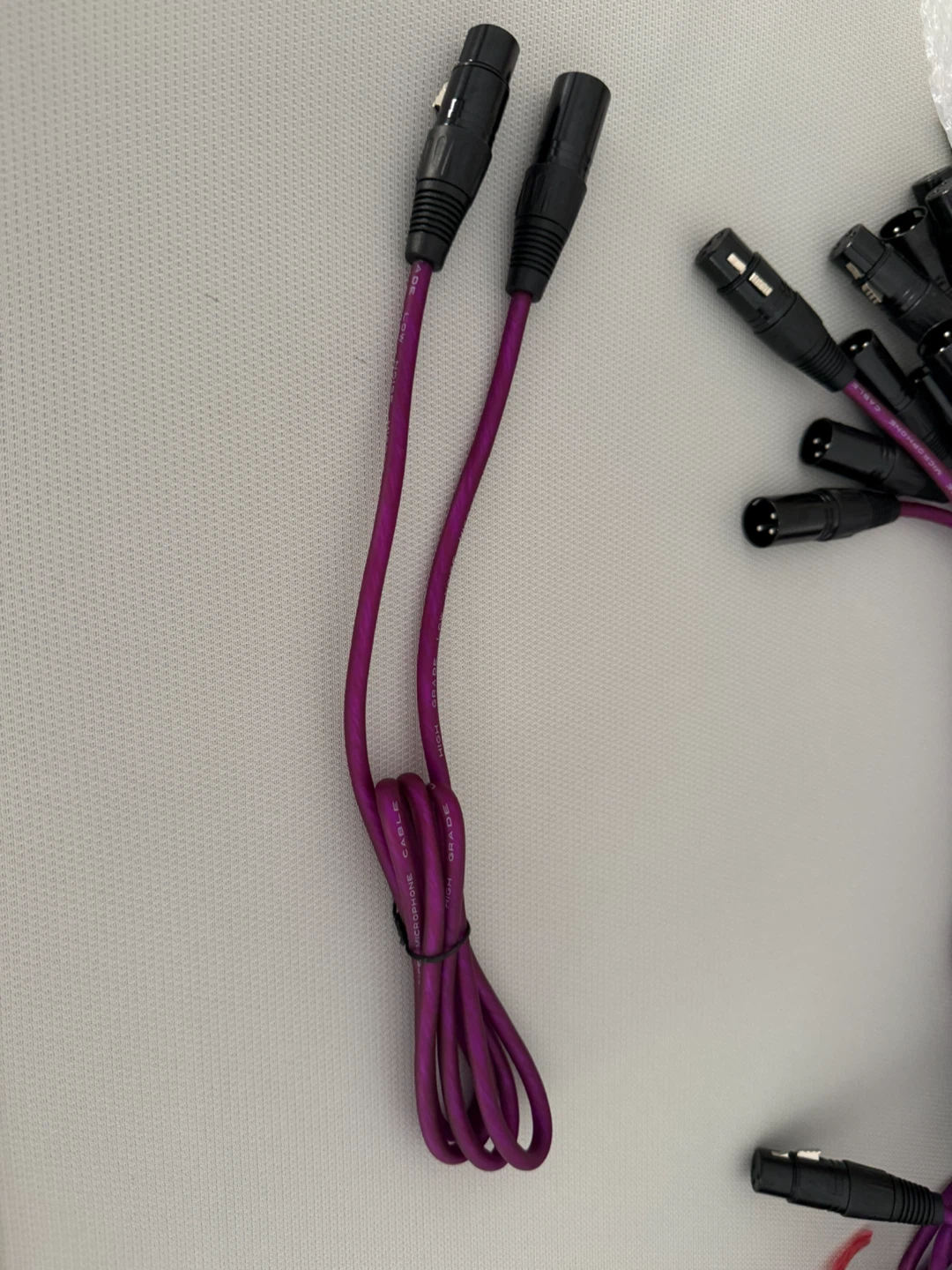 Purple XLR Cables (Bulk Lot) - photo 3