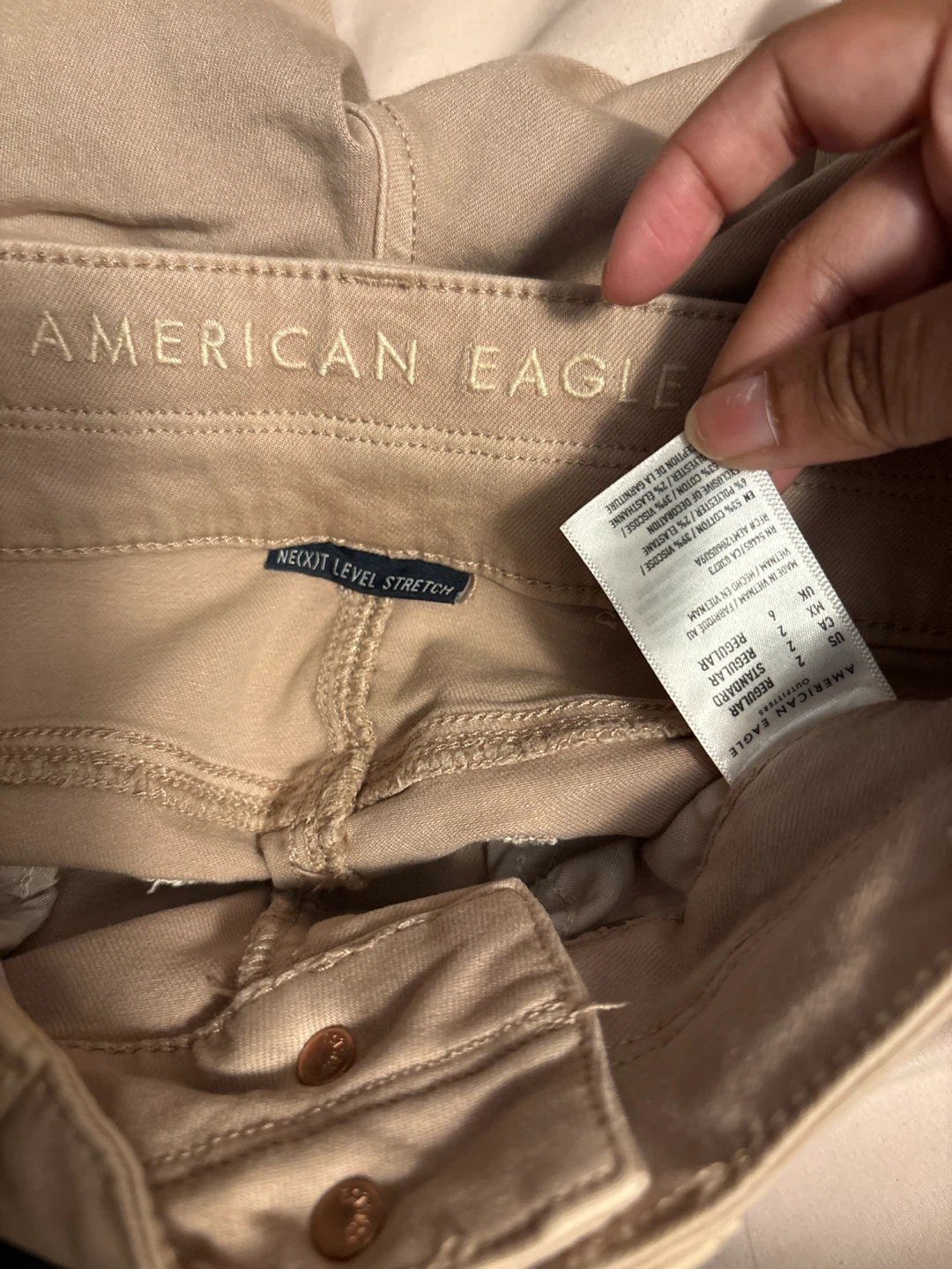 American Eagle Ne(X)t Level Stretch Jeans Size 2 regular - photo 3