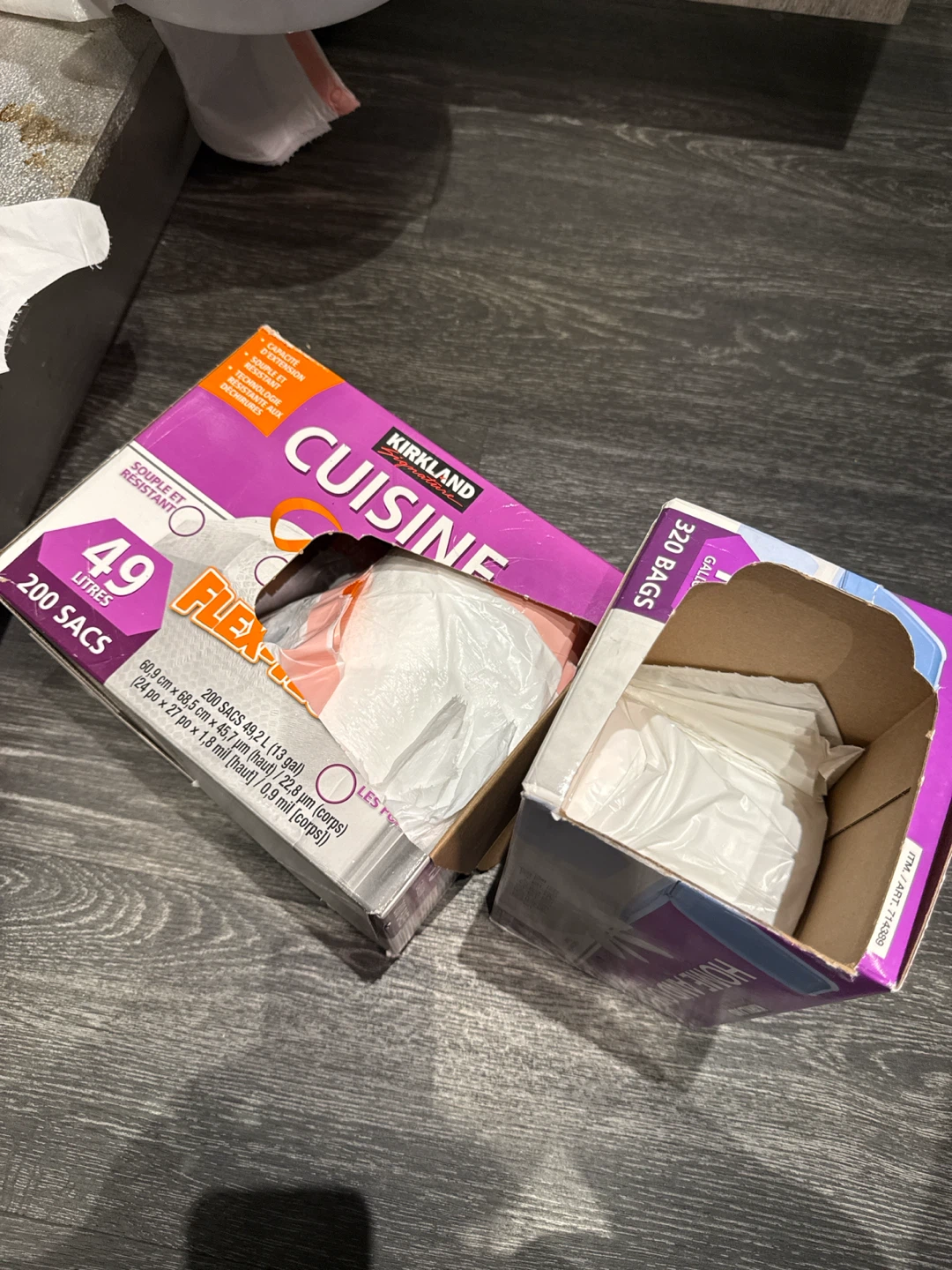 Kirkland Signature Cuisine and Home & Office Trash Bags