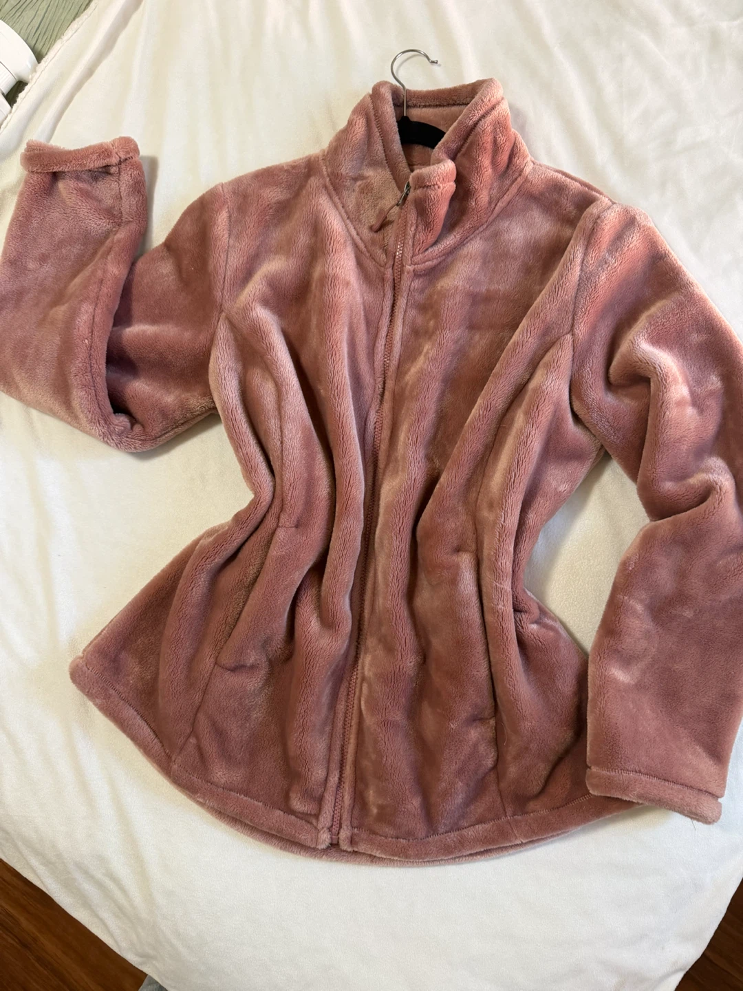 32 Degrees Heat Pink Fuzzy Fleece Jacket XL - photo 2