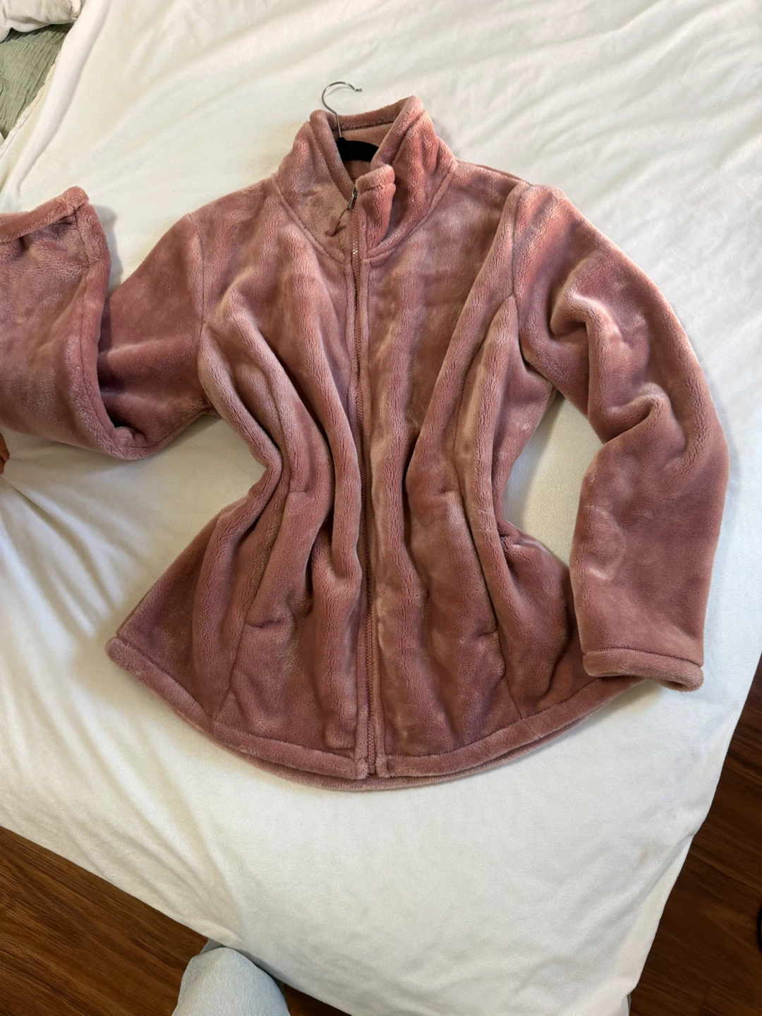 32 Degrees Heat Pink Fuzzy Fleece Jacket XL - photo 3
